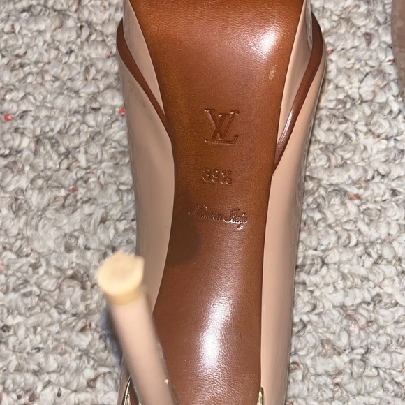 Camel peep toe platforms - Picture 5 of 5
